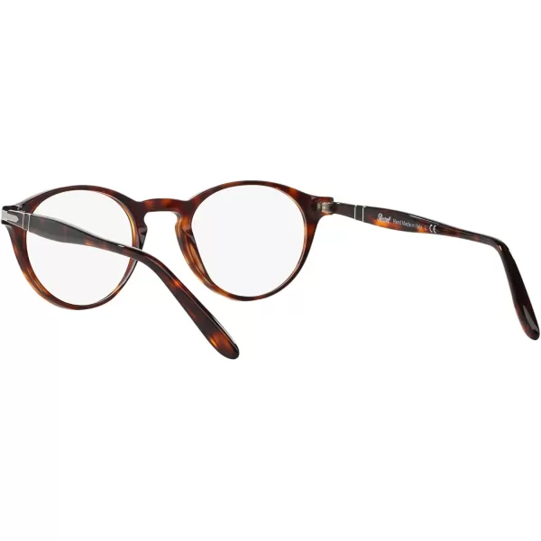 imagePersol Po3092v Round Prescription Eyewear FramesHavanaDemo Lens