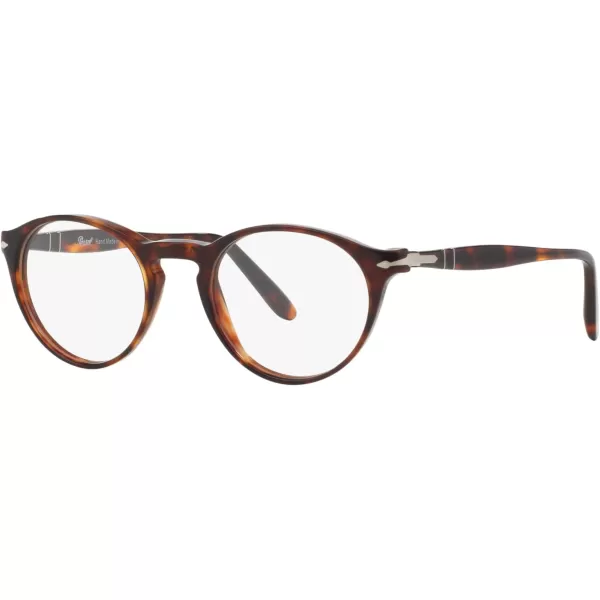 imagePersol Po3092v Round Prescription Eyewear FramesHavanaDemo Lens