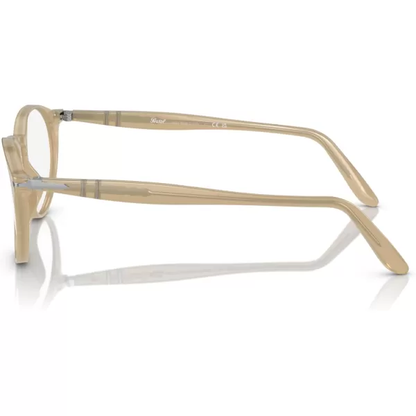 imagePersol Po3092v Round Prescription Eyewear FramesOpal BeigeDemo Lens