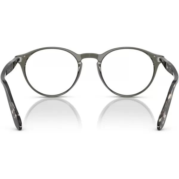 imagePersol Po3092v Round Prescription Eyewear FramesSmokeDemo Lens
