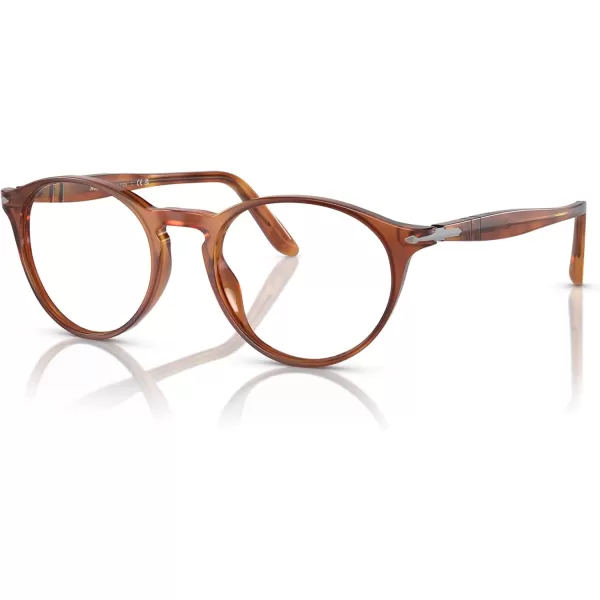imagePersol Po3092v Round Prescription Eyewear FramesTerra Di SienaDemo Lens