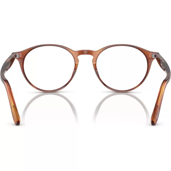 imagePersol Po3092v Round Prescription Eyewear FramesTerra Di SienaDemo Lens