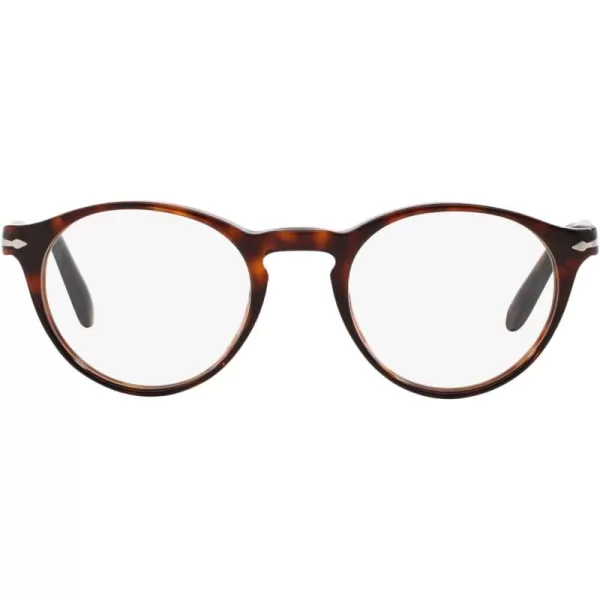 imagePersol Po3092v Round Prescription Eyewear FramesHavanaDemo Lens