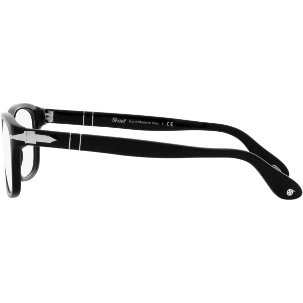 imagePersol PO3012V Square Prescription Eyewear FramesBlackSilverDemo Lens