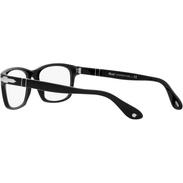 imagePersol PO3012V Square Prescription Eyewear FramesBlackSilverDemo Lens