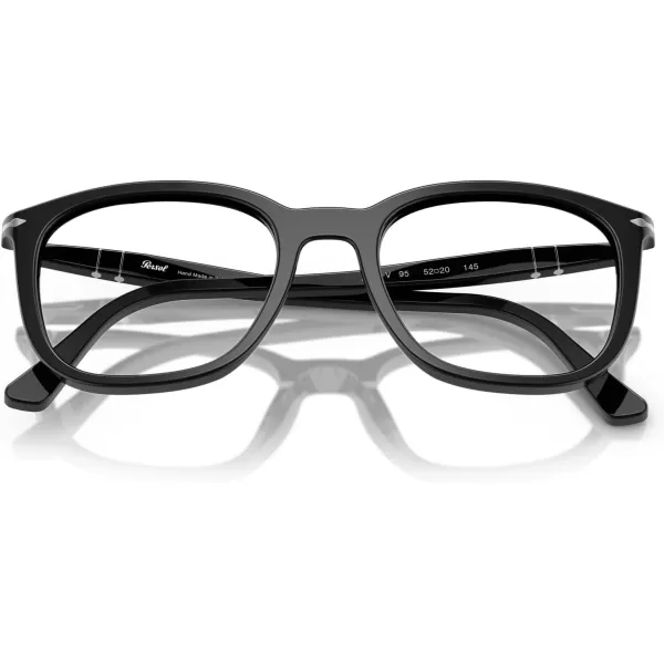 imagePersol Po3355v Square Prescription Eyewear FramesBlackDemo Lens