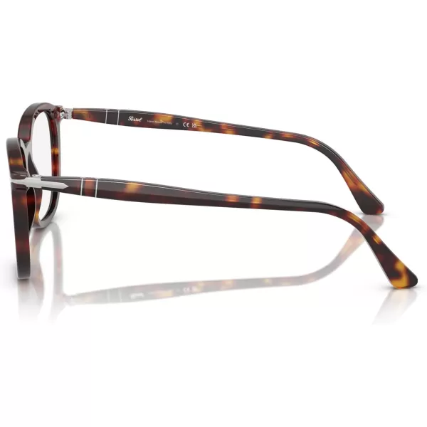 imagePersol Po3355v Square Prescription Eyewear FramesHavanaDemo Lens