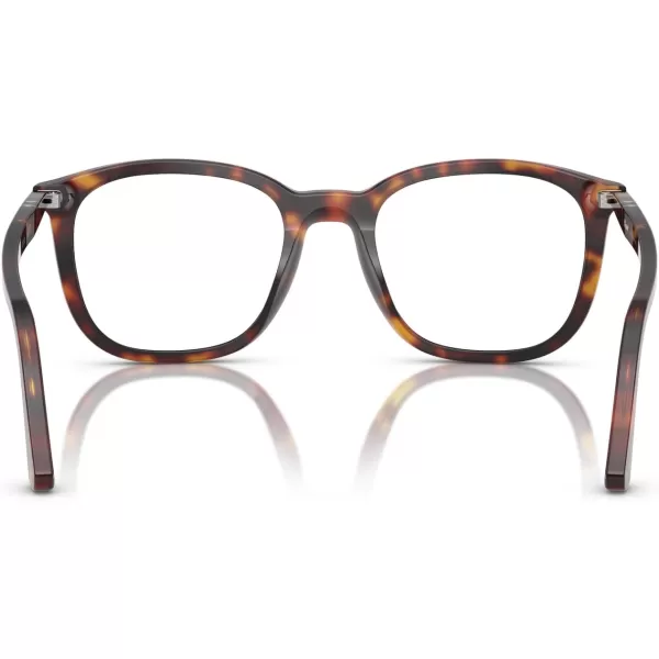 imagePersol Po3355v Square Prescription Eyewear FramesHavanaDemo Lens