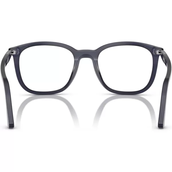 imagePersol Po3355v Square Prescription Eyewear FramesMilky Depths BlueDemo Lens