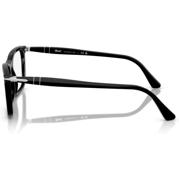 imagePersol Po3358v Rectangular Prescription Eyewear FramesBlackDemo Lens