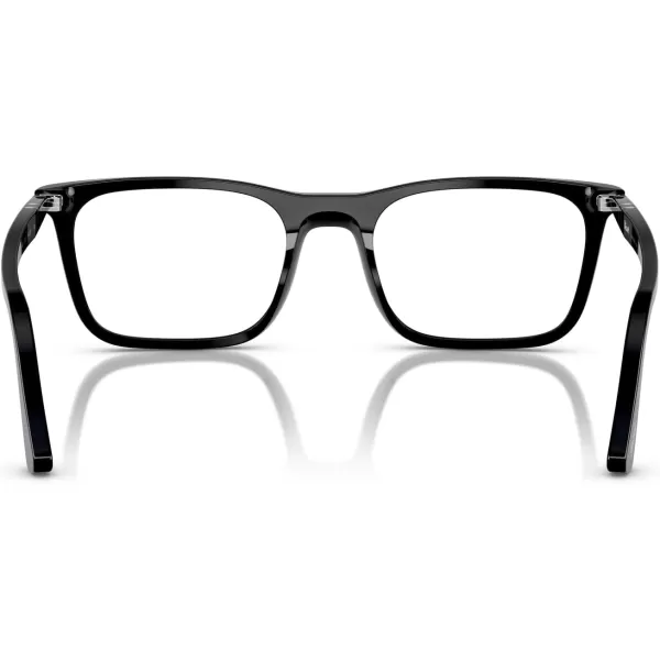 imagePersol Po3358v Rectangular Prescription Eyewear FramesBlackDemo Lens