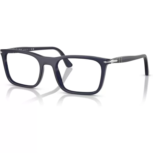 imagePersol Po3358v Rectangular Prescription Eyewear FramesMilky Depths BlueDemo Lens