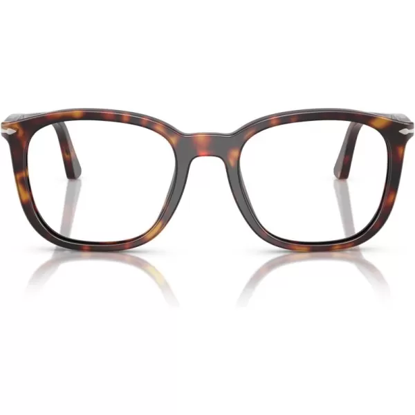 imagePersol Po3355v Square Prescription Eyewear FramesHavanaDemo Lens