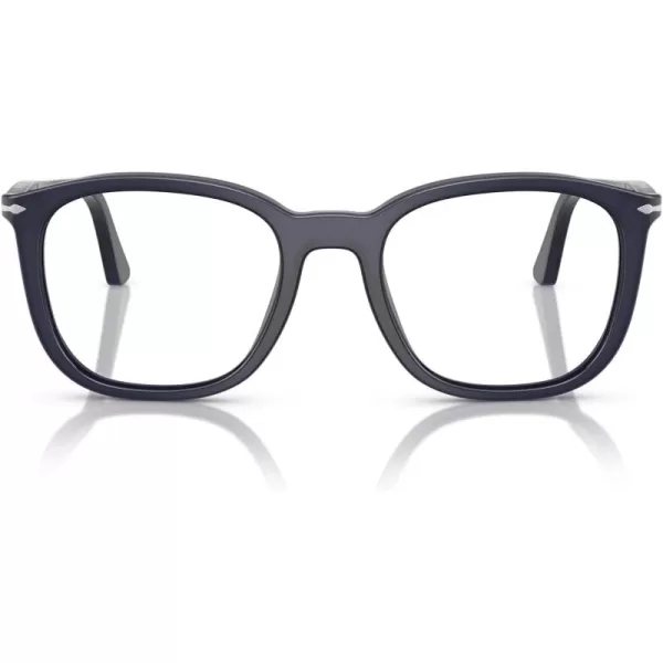 imagePersol Po3355v Square Prescription Eyewear FramesMilky Depths BlueDemo Lens