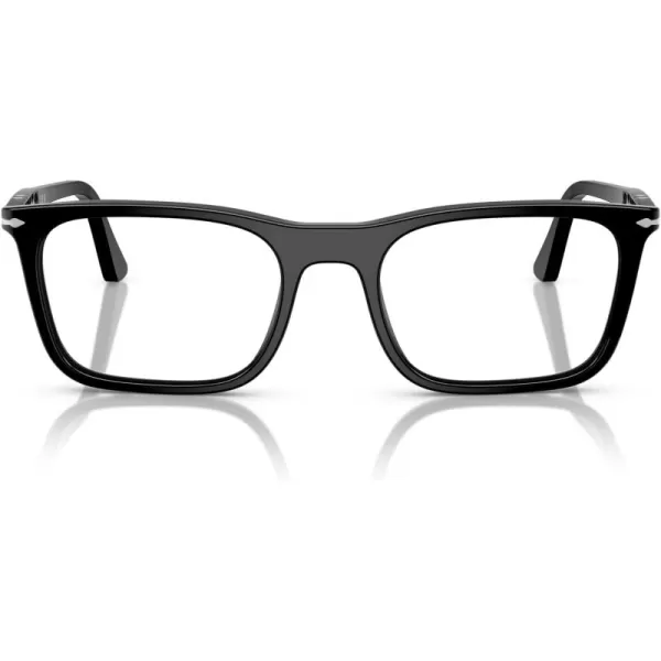 imagePersol Po3358v Rectangular Prescription Eyewear FramesBlackDemo Lens