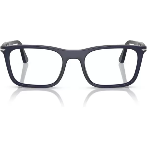 imagePersol Po3358v Rectangular Prescription Eyewear FramesMilky Depths BlueDemo Lens