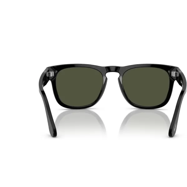 imagePersol Mens Po3333s Elio Square SunglassesBlackGreen