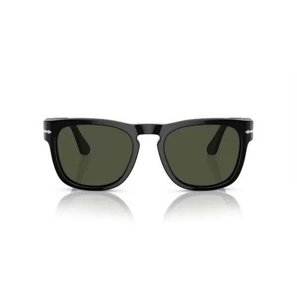 imagePersol Mens Po3333s Elio Square SunglassesBlackGreen