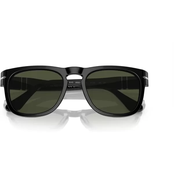 imagePersol Mens Po3333s Elio Square SunglassesBlackGreen