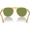 imagePersol Mens Po3302s Aviator SunglassesMieleGreen