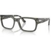 imagePersol Mens Po3315v Rectangular Prescription Eyewear FramesSmokeDemo Lens