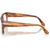 imagePersol Mens Po3315v Rectangular Prescription Eyewear FramesStriped BrownDemo Lens