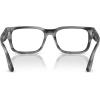 imagePersol Mens Po3315v Rectangular Prescription Eyewear FramesStriped GreyDemo Lens