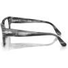 imagePersol Mens Po3315v Rectangular Prescription Eyewear FramesStriped GreyDemo Lens