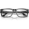 imagePersol Mens Po3315v Rectangular Prescription Eyewear FramesStriped GreyDemo Lens