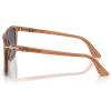imagePersol Mens Po3336s Aviator SunglassesTransparent BrownLight Blue Gradient Dark Blue