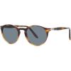 imagePersol PO3092SM Steve McQueen Round SunglassesDark TortoiseLight TortoiseLight Blue