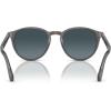 imagePersol PO3152S Round SunglassesTransparent GreyLight Blue Gradient Dark Blue