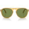 imagePersol Mens Po3302s Aviator SunglassesMieleGreen