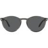 imagePersol PO3092SM Steve McQueen Round SunglassesDark Transparent GreyDark Grey