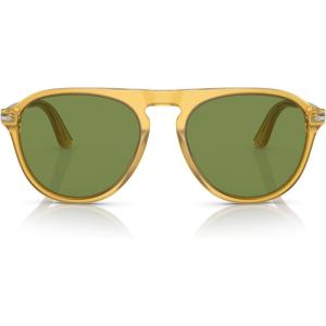 imagePersol Mens Po3302s Aviator SunglassesMieleGreen