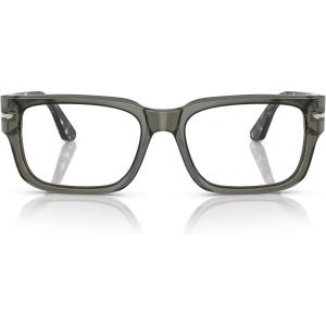 imagePersol Mens Po3315v Rectangular Prescription Eyewear FramesSmokeDemo Lens
