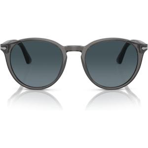 imagePersol PO3152S Round SunglassesTransparent GreyLight Blue Gradient Dark Blue