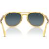 imagePersol PO3235S Aviator SunglassesMieleLight Blue Gradient Dark Blue