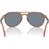 imagePersol PO3235S Aviator SunglassesTerra Di SienaLight Blue