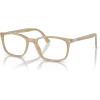 imagePersol Po3189v Rectangular Prescription Eyewear FramesOpal BeigeDemo Lens