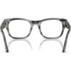 imagePersol Po3297v Rectangular Prescription Eyewear FramesStriped GreyDemo Lens