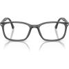 imagePersol Po3189v Rectangular Prescription Eyewear FramesTransparent GreyDemo Lens
