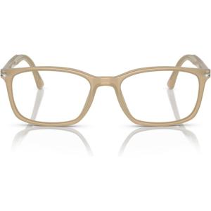 imagePersol Po3189v Rectangular Prescription Eyewear FramesOpal BeigeDemo Lens