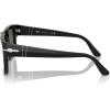 imagePersol Unisex Sunglasses Black Frame Green Lenses 57MMBlackGreen
