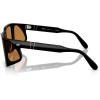 imagePersol Man Sunglasses Black Frame Green Lenses 57MMBlackYellow