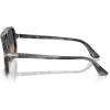 imagePersol Mens Po3328s Aviator SunglassesStriped GreyGrey Gradient Dark