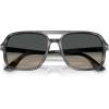 imagePersol Mens Po3328s Aviator SunglassesStriped GreyGrey Gradient Dark