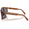 imagePersol PO0009 Square Sunglasses Terra Di SienaLight Blue 57 mm