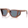 imagePersol PO0009 Square Sunglasses Terra Di SienaLight Blue 57 mm