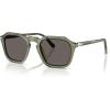 imagePersol Po3292s Square SunglassesTransparent GreenDark Grey